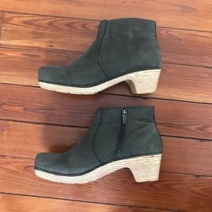 Sandip Maria Nubuck Booties